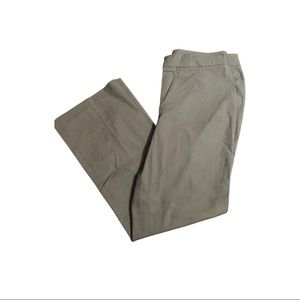 Capri pants; polyester and cotton material. Worn for pictures a couple of times